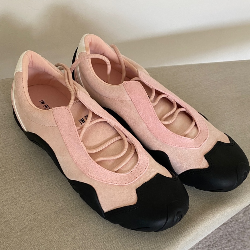 JW PEI Pink & Black Slip-On Athletic Sneakers - Picture 1 of 3